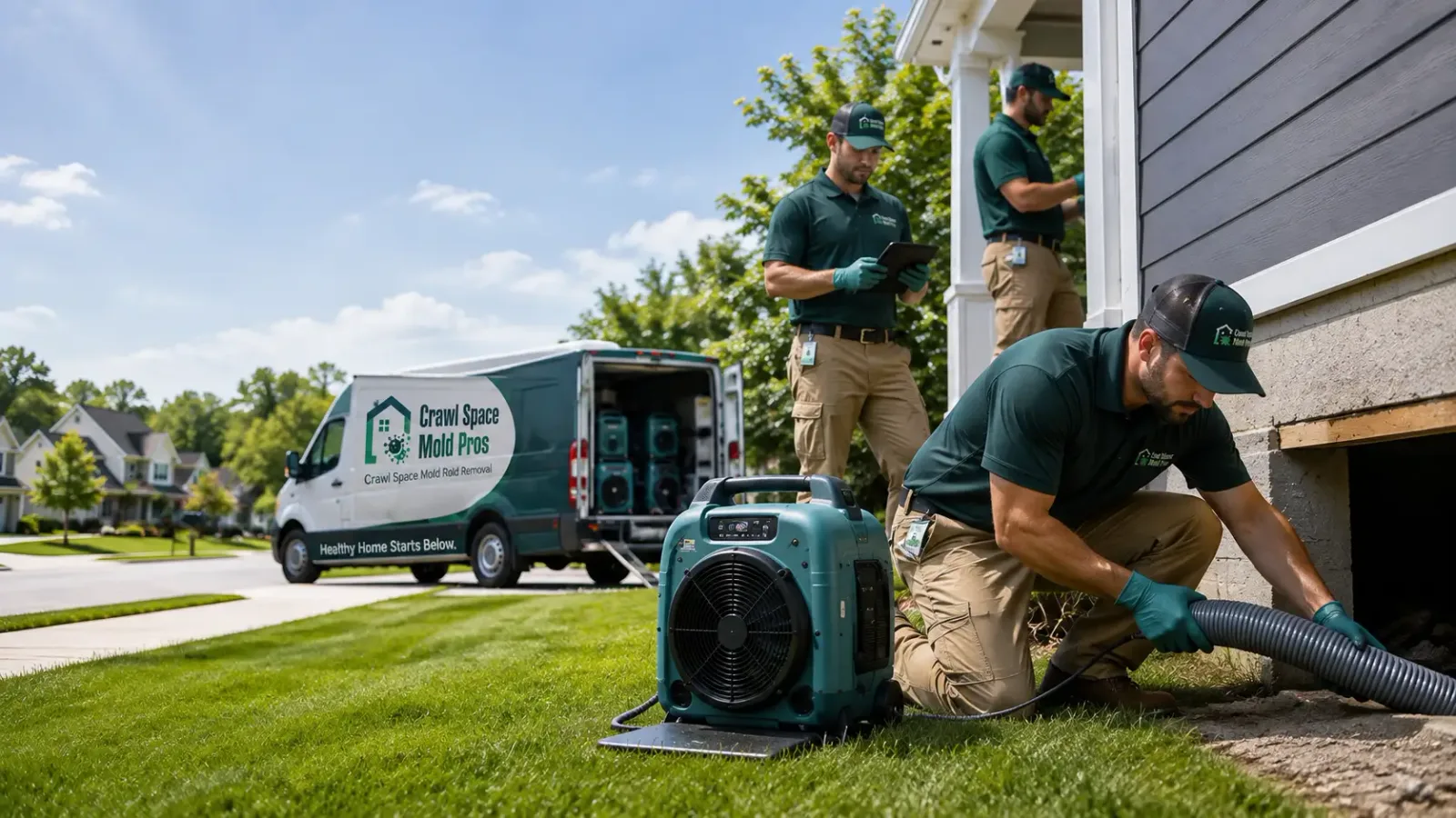 Crawl Space Mold Removal in Pleasant Prairie, WI